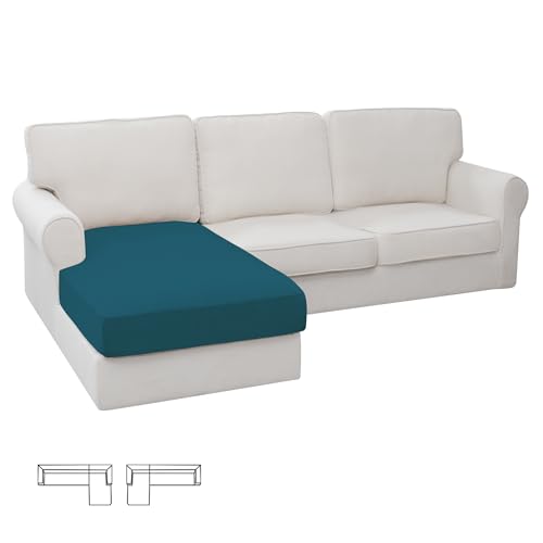 Image of Easy-Going Stretch 1 Piece Chaise Lounge Cushion Slipcover
