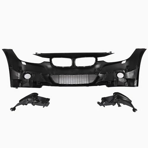 PENSUN Mtech Style Front Bumper Fits for 2012-2018 BMW F30 F31 3 Series Sedan Wagon W/PDC Holes W/Fog Lights (W/O PDC Holes W/Fog Lights) - Thumbnail 4