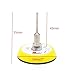 GYQAZSS 50mm 2 Inch Polishing Mix Grit Sanding Disc Polish Pad Backer Sander Plate with 3mm Shank for Electric Grinder Rotary Tool