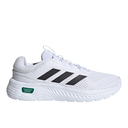 Adidas Men's Mould 4 Bungee, White/Black/Collegiate Green, 12.5