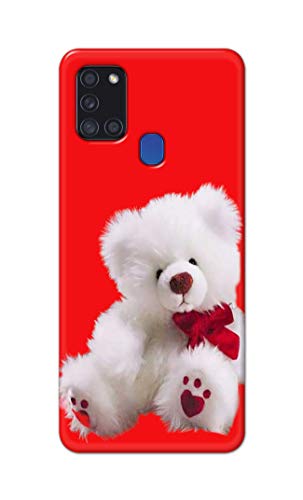 Image of PRINTFIDAA Teddy Bear Love Romantic Valentines Day Dumbo Printed Designer Hard Back Case Cover for Samsung Galaxy A21S, SM-A217F / DS, SM-A217M / DS, SM-A217F / DSN -(SS) MVN1001