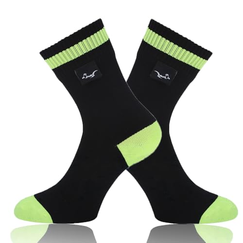 OTTERSHELL Wasserdichte atmungsaktive Socken Geeignet für Outdoor-Aktivitäten wie Golf Laufen Radfahren Bergwandern und Wandern. (DE/NL/SE/PL Numerisch 39 42 Schwarz - Y)