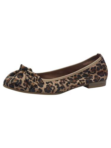 Tamaris Femme Ballerine cuir plate brun 39 EU