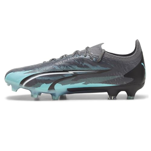 PUMA Mens Ultra Ultimate Rush Firm GroundArtificial Ground Soccer Cleats Cleated, Firm Ground - Blue, Grey3