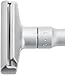 MERKUR FUTUR 700 Adjustable Double Edge Safety Razor - Matte Chrome, Adjustable Razor With Dial, Made in Germany, Plastic-Free, Snap-On Cap Design, Straight Bar