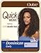 Outre DOMINICAN CURLY BUNDLE HAIR (4 Medium Brown) Batik Quick Weave Synthetic Half Wig