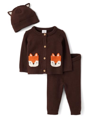Gymboree baby-boys And Newborn Long Sleeve Sweater and Pants, 3 Piece Outfit