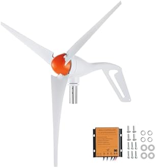VEVOR 500W Wind Turbine Generator, 12V Adjustable 3-Blade Wind Power Generator with MPPT Controller, Suitable for Home, Farm, RVs, Boats