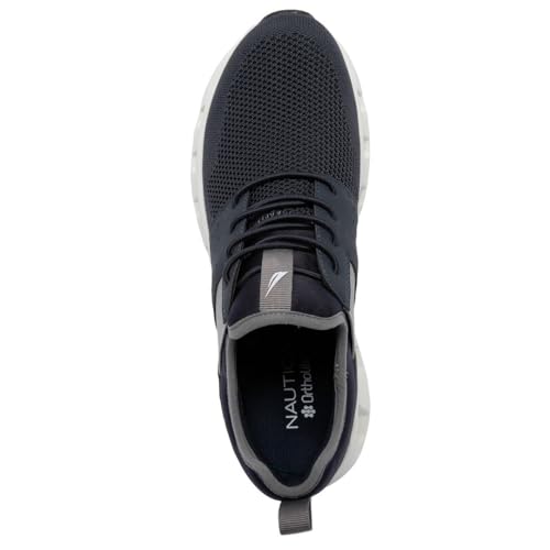 Image of Nautica Mens Running Sneakers Sport Fashion Lace-Up Athletic Soft Shoes for Gym Tennis Men - Cushioned, Breathable, Lightweight & Comfortable