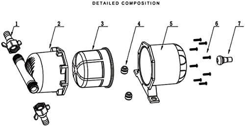 Pressure Accumulator Tank 0.75 Liter 125 psi Pressurized Water Pressure Pump Control Internal Bladder for Boat Yacht Marine RV Caravan Van Motorhome