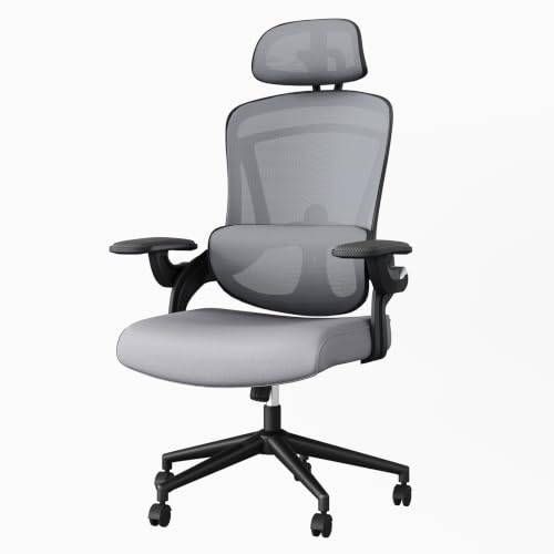 Image of DUMOS Executive Home Office Chair, Ergonomic Computer Desk Chair, Mesh