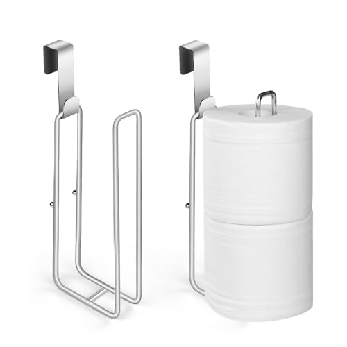 Bathroom Toilet Paper Roll Holder for 2 Roll Tissue