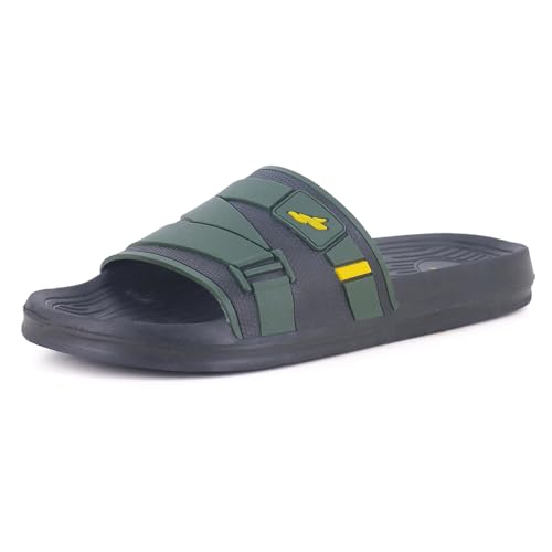 Image of FLITE FL-2015 Olive Sliders for Men - Comfortable & Durable Footwear