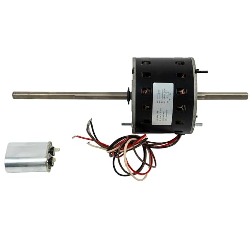 Lesurey Fan Motor D1092 1468-306 1/3 HP, 115 Volts, 3.4 Amps,1675/1080 RPM Fit for Fasco 8333 Series 7855MVA-A11U 1468-3069 Fit for Coleman 6000 8000 Series 7184-0156 7184-0432