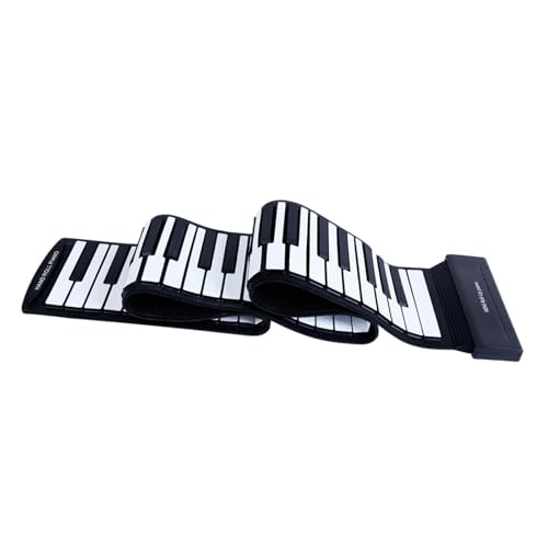 Baoblaze Clavier de Piano électrique enroulable à, en Silicone pliable, pour la programmation du salon, pour enfants - Les Beatles, Paul McCartney, John Lennon, RIngo Starr, George Harrison Baoblaze Clavier de Piano électrique enroulable à, en Silicone pliable, pour la programmation du salon, pour enfants