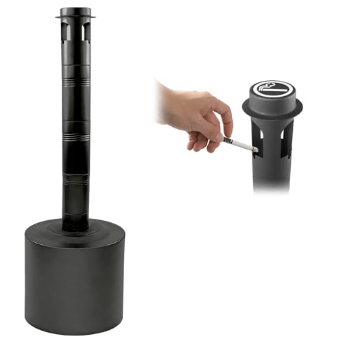 Cigarette Butt Disposal Outdoor, Standing Ashtrays for Outside Patio Stainless Steel Outdoor Ashtray...