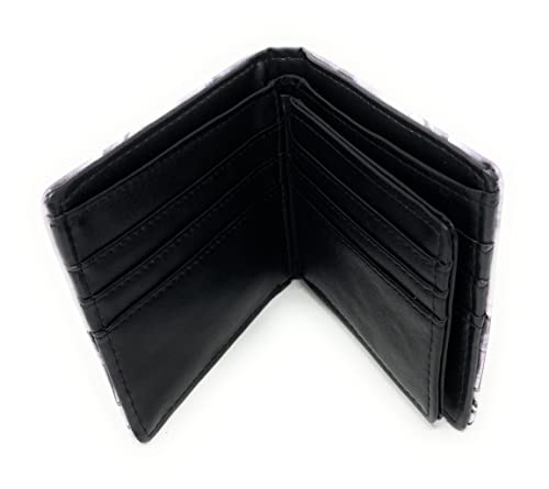 Shag Wear Train Wallet for Men and Teen Boys Vegan Faux Leather 4"4