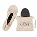 Shoes 18 Women's Foldable Portable Travel Ballet Flat Shoes w/ Matching Carrying Case Nude sh18 7/8