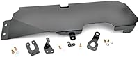 Rough Country 794 Gas Tank Skid Plate for 2007-2018 Jeep Wrangler JK 2-Door - Durable 3/16" Black Steel Off-Road Protection