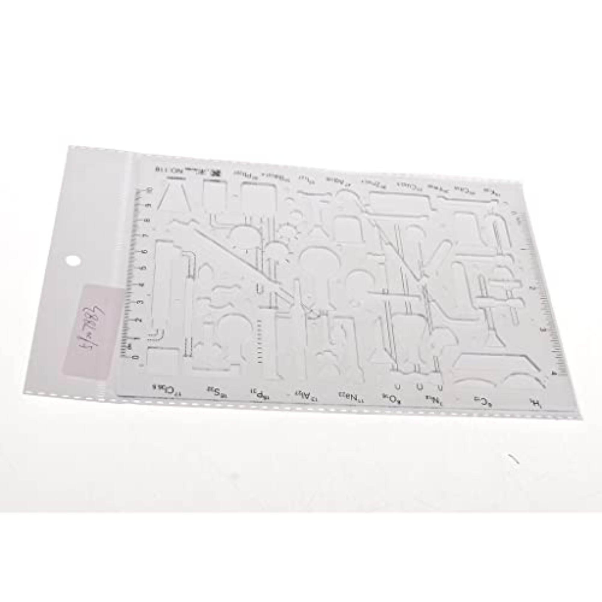 Plastic Drawing Tools Multipurpose Mathematics Template Ruler