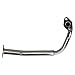 RedCap High Performance Exhaust System Muffler for GY6 50cc Scooter Moped TaoTao Jonway Kymco 139QMB (Black)