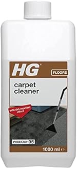 HG Carpet & Upholstery Cleaner with Dirt Repellent, Product 95, Removes Grime Quickly and Thoroughly for Most Types of Fabrics – 1L (151100106)