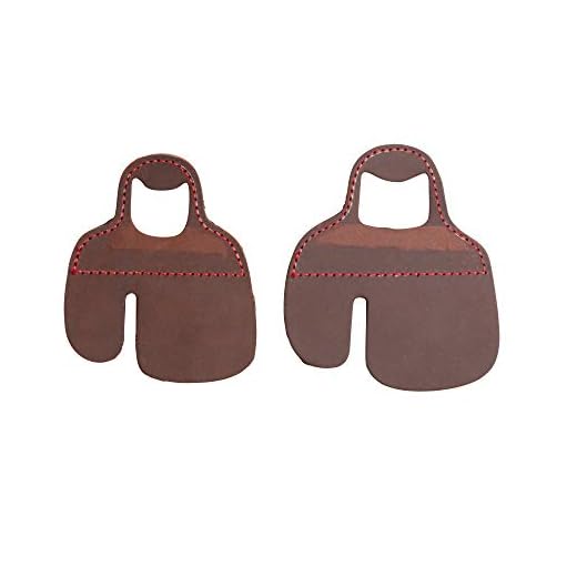 Bear Archery Leather Finger Tab for Traditional Archery - Medium, Brown, One Size (ARA101M)