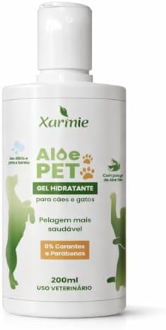 Aloe Pet Gel Hidratante Natural de Babosa 100% Natural para Derma...