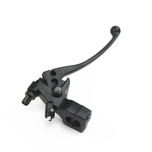 Levier d'embrayage gauche noir 1" en aluminium pour moto cruiser