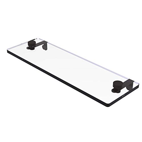 Allied Brass NS-1/16 16 Inch Vanity Beveled Edges Glass Shelf, Oil Rubbed Bronze Allied Brass NS-1/16 16 Inch Vanity Beveled Edges Glass Shelf, Oil Rubbed Bronze
