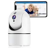 Dericam 2.5K Indoor Camera Home Security Surveillance,HD Pet/Dog/Cat Camera with Night Vision & Phon