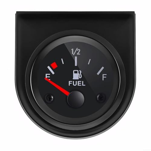 MeevrgR Medidor de temperatura del agua de 52 mm de 2 pulgadas, kit de medidor de temperatura del refrigerante del motor 100-250F CC 12 V con sensor, para monitoreo de motor de gasolina diésel marino