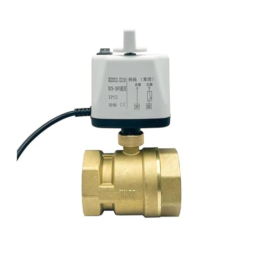 Vanne à bille électrique normalement fermée 1-1/2" pour blocage automatique eau - 2
