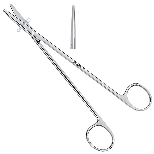 Image of Gromed Metzenbaum Scissors /Tonsil Dissecting Scissors, Blunt x Blunt Blades - Stainless Steel (Straight, 6 inch)