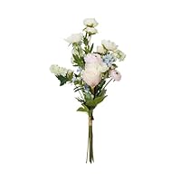 ✿ホワイトラナンキュラスブーケ （造花）新品　未使用品 ブーケ 花束 造花 人工観葉植物 ラナンキュラス 30cm