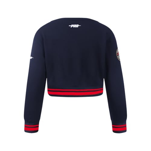 Image of Pro Standard Big Girls NBA Retro Classics Fleece Crewneck Sweatshirt