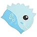 tomvorks Kids Cartoon Swimming Silicone Waterproof Ear Diving Hat for Children