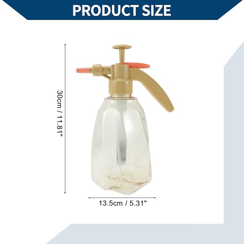 Hihaha Sprühflasche/Außensprühflasche Wassersprühnebler für Garten Zuhause/Einstellbarer Kunststoff 1,5L / 1 Stück Gelb