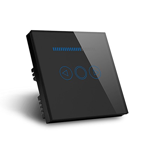 Led Touch Dimmer Switch 500W Pannello di Interruttore Regolatore Della Parete per Led Dimmer Lampada (Nero)