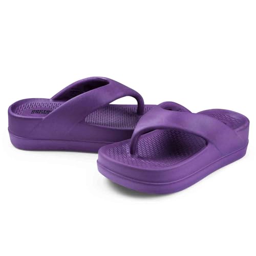 Image of DOCTOR EXTRA SOFT Women's EVA Flip Flop Slippers| Lightweight Comfortable Sandals| Thick Sole Cushion Slip-On, Waterproof Cloud Soft Platform Thong for Summer Beach, Pool & Indoor Outdoor Wear D-557