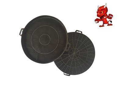 Filtre à charbon actif pour hotte Constructa CD6615001 lot de 2