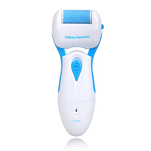 Bestrice Rechargeable Pedicure Foot File Electronic Callous Remover for Dry Feet & Cracked Heals For Men Women Beauty Salons and Home Choice (Blue Rechargeable)