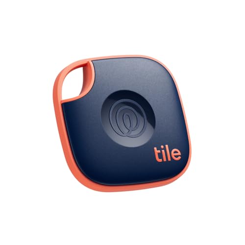 Tile by Life360 Mate - Bluetooth Tracker, Keys Finder and Item Locator for Keys, Bags and More. Phone Finder. Both iOS and Android Compatible. 1-Pack (Navy Blaze)