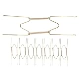 Forme élégante : la conception en forme de w de l'assiette décorative est à la fois simple et élégante, permettant d'accrocher facilement divers articles pour garder votre espace propre et ordonné, supports muraux pour assiettes, support pour assiettes murales