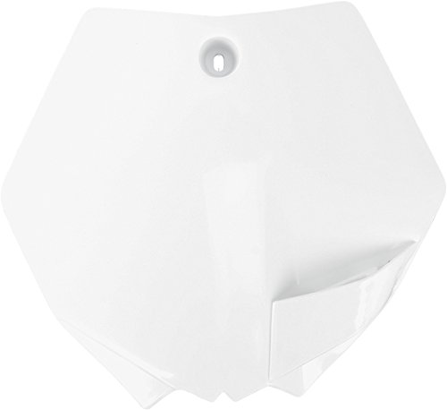 UFO KA04730-047 Replacement Plastic (FOR KAWASAKI PLATE # KX85 ''14 WHITE)