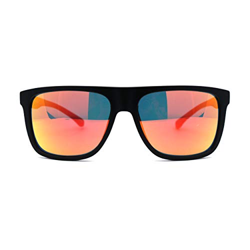 Kush Flat Top Horn Rim Color Mirror Plastic Gangster Sunglasses2