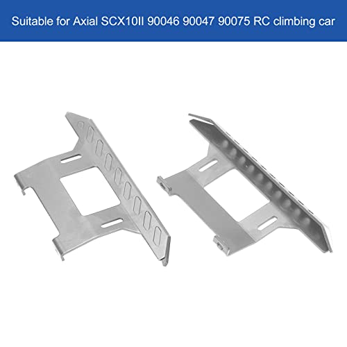 Yuecoom Pedal lateral de metal RC carro de escalada liga de alumínio pedal, peças de atualização par