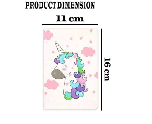 Image of Eclet 2Pcs Diary for Kids A6 Dairy 160 Ruled Pages Notebook for Kids Pocket A6 Notebook Hardbound Small Return Gift Set Ruled Personal Diary for Girls 160 Pages