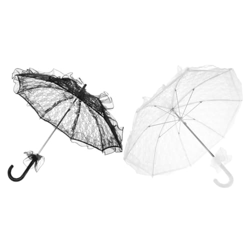 Parapluie dentelle vintage cadeau demoiselle d'honneur lot de 2