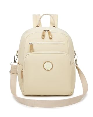Miss Lulu Borsa Zaino Donna Leggero, Zainetto Antifurto Impermeabile 8 Tasche, Zaini Casual Tracolla Regolabile a Singola/Doppia Spalla, per Viaggio, Scuola, Lavoro, Shopping e Università